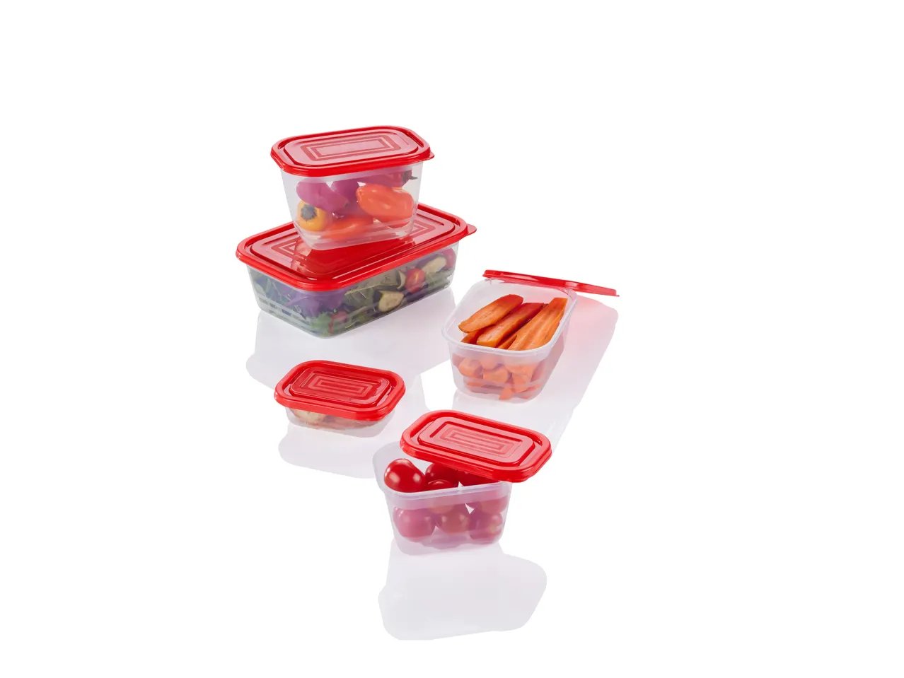 Set contenitori salvafreschezza, 17 pezzi