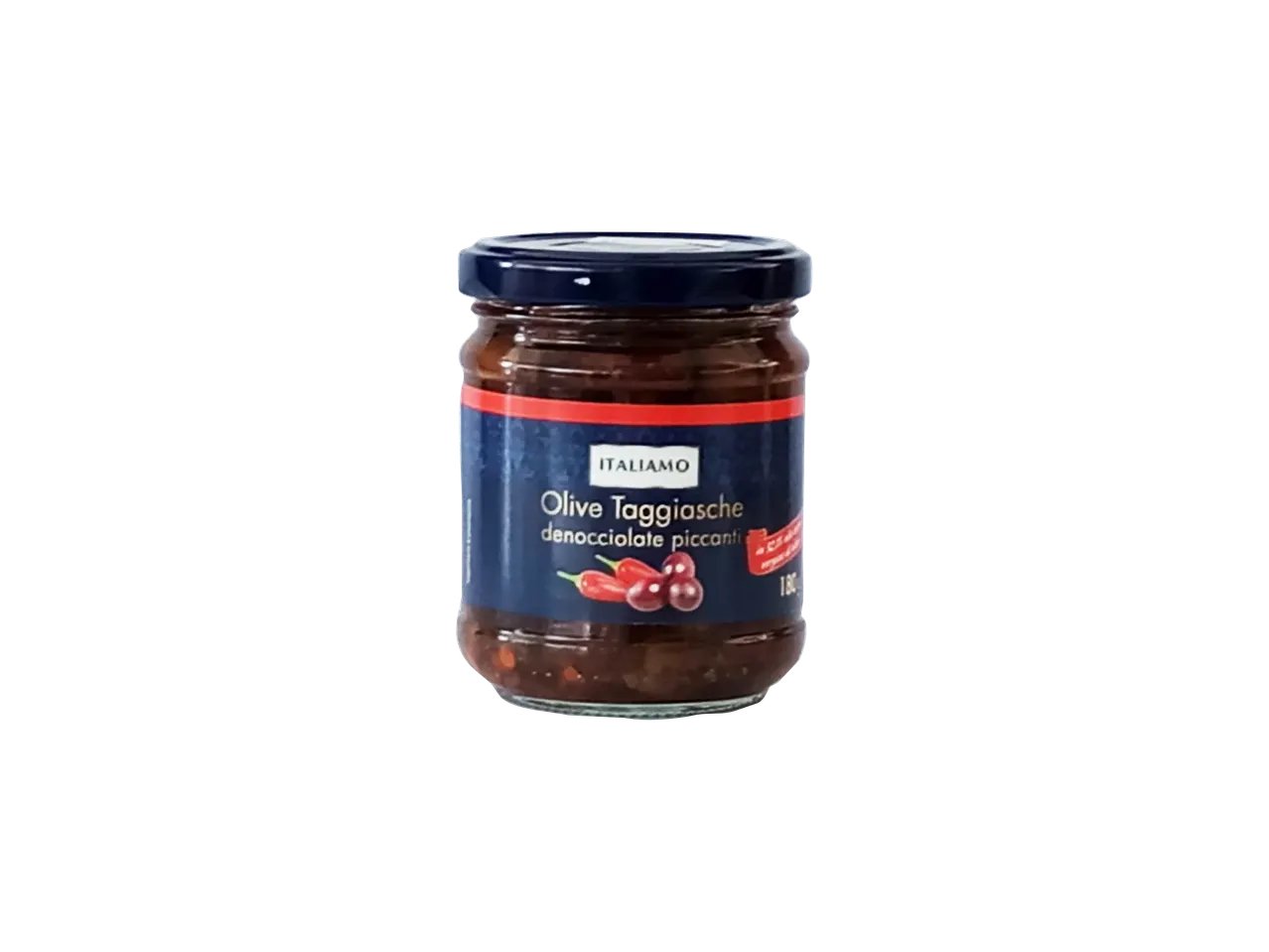 Olive taggiasche denocciolate piccanti