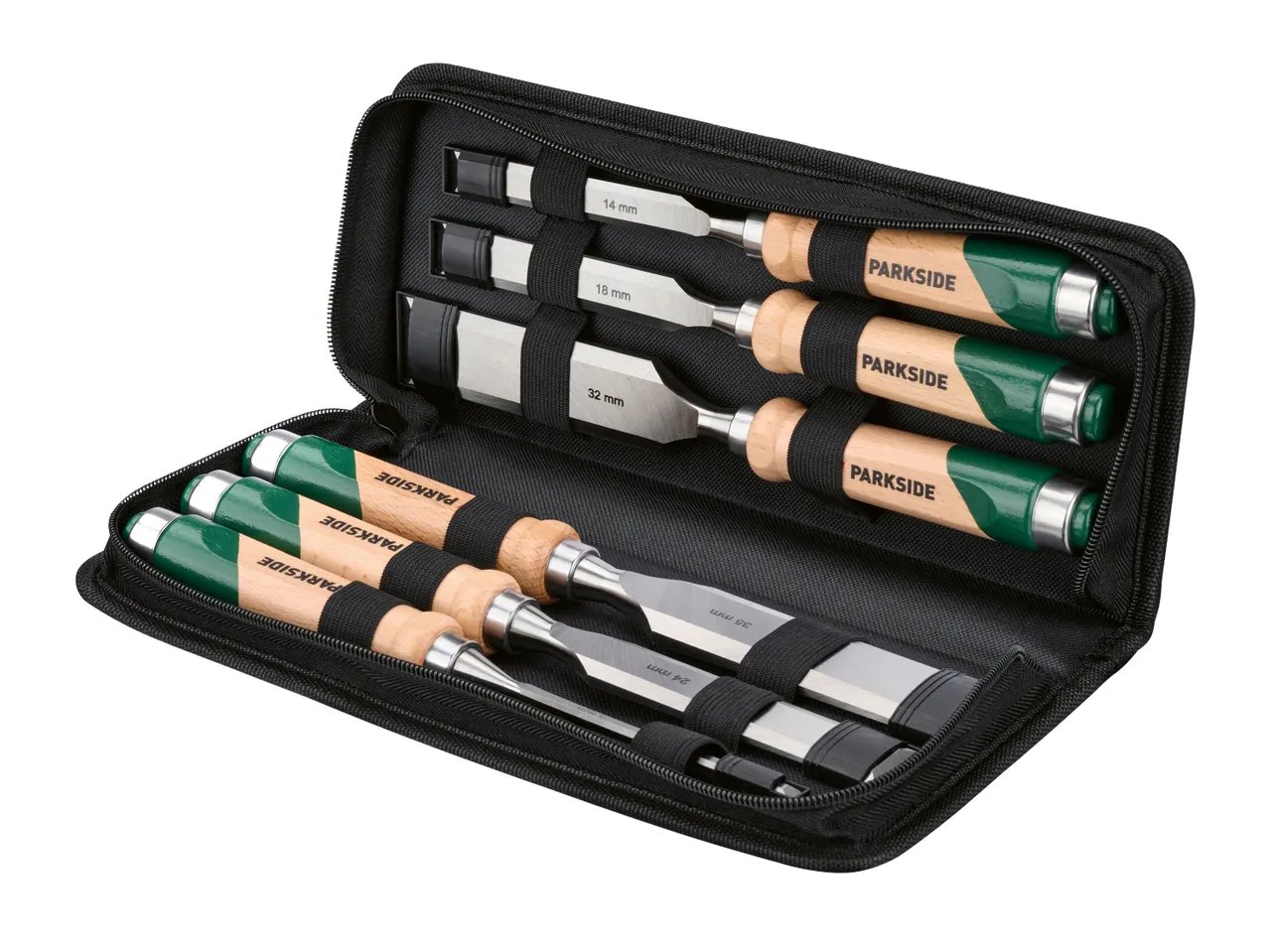 Set scalpelli per legno, 6 pezzi