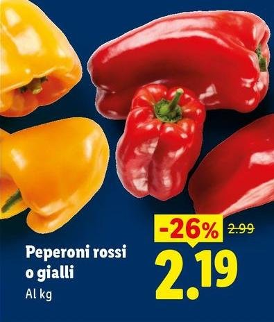 Peperoni Rossi O Gialli