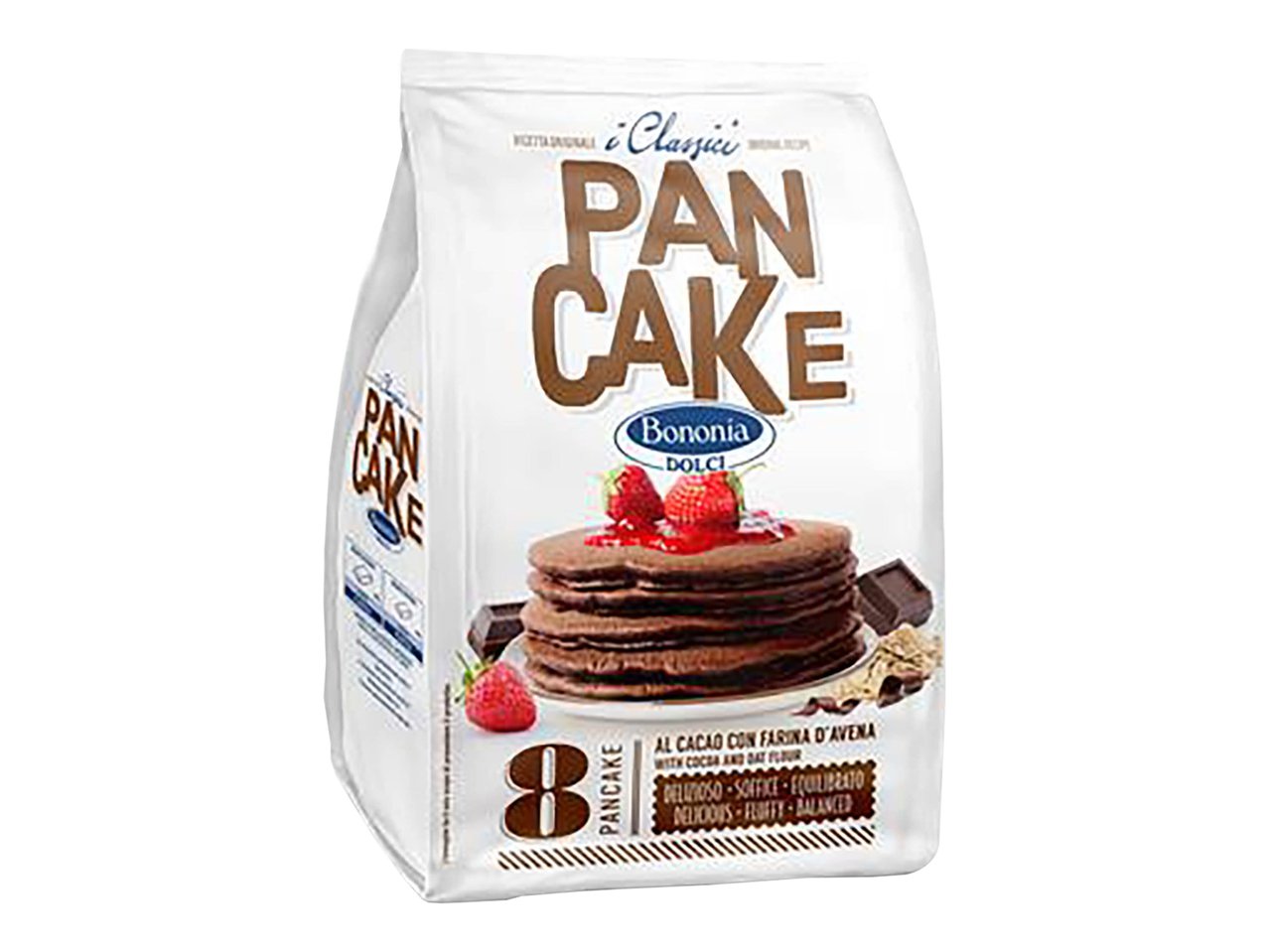 Pancake con cacao e avena