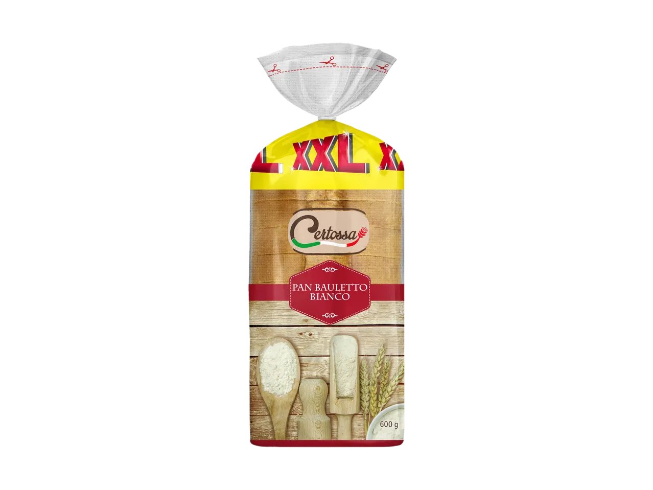 Pan Bauletto bianco a fette XXL