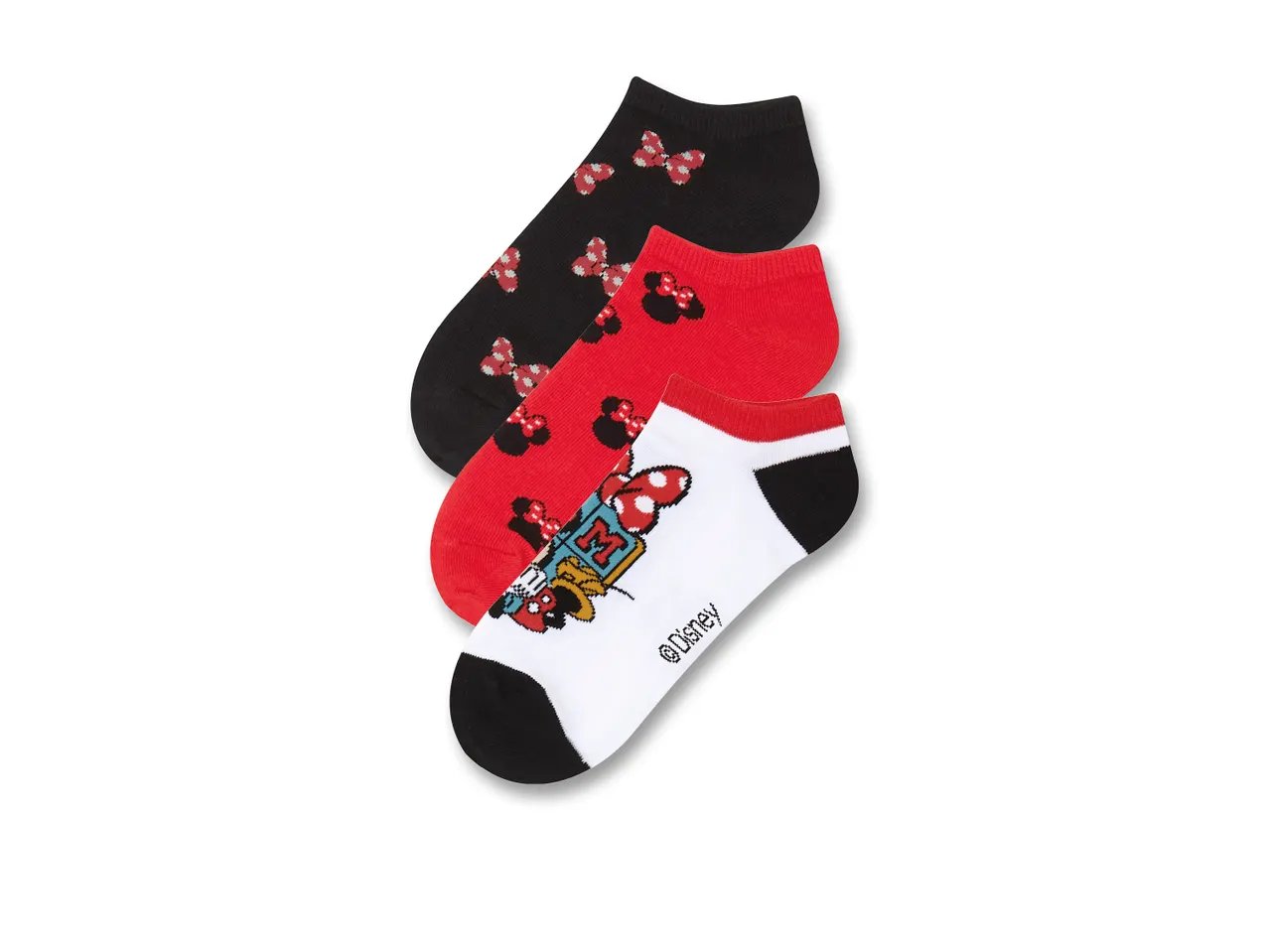 Calzini da bambina “Frozen, Minnie Mouse, Stitch”, 3 paia