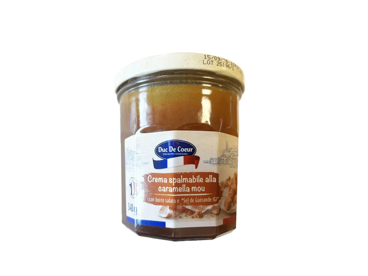 Crema spalmabile alla caramella mou con burro salato
