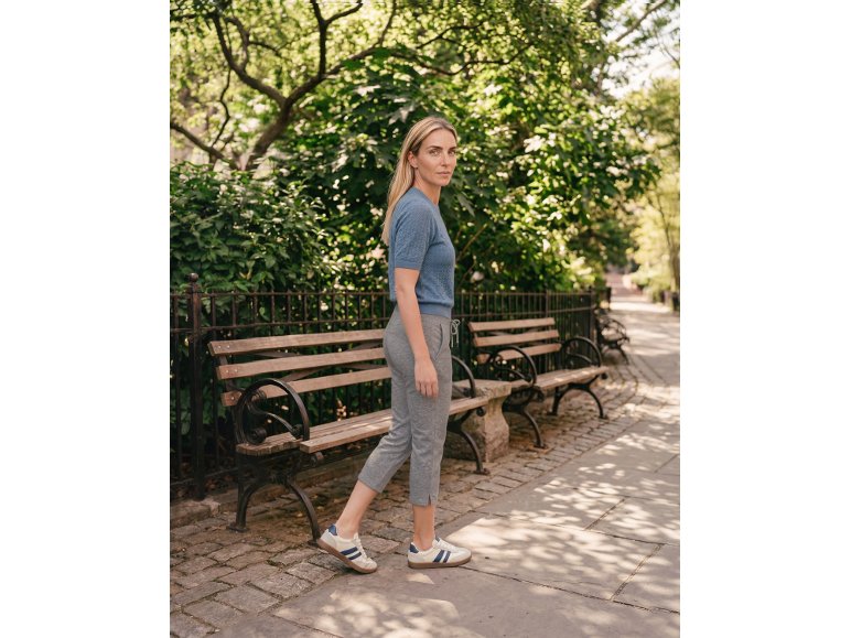 Pullover a manica corta da donna