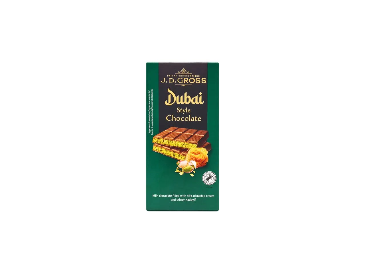 Tavoletta di cioccolato Dubai-Style
