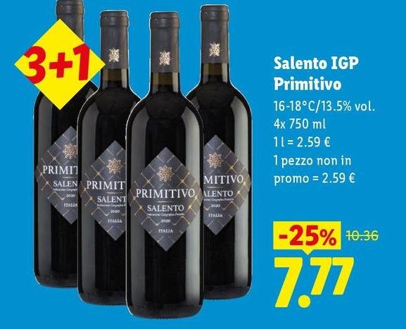 Primitivo Salento - IGP