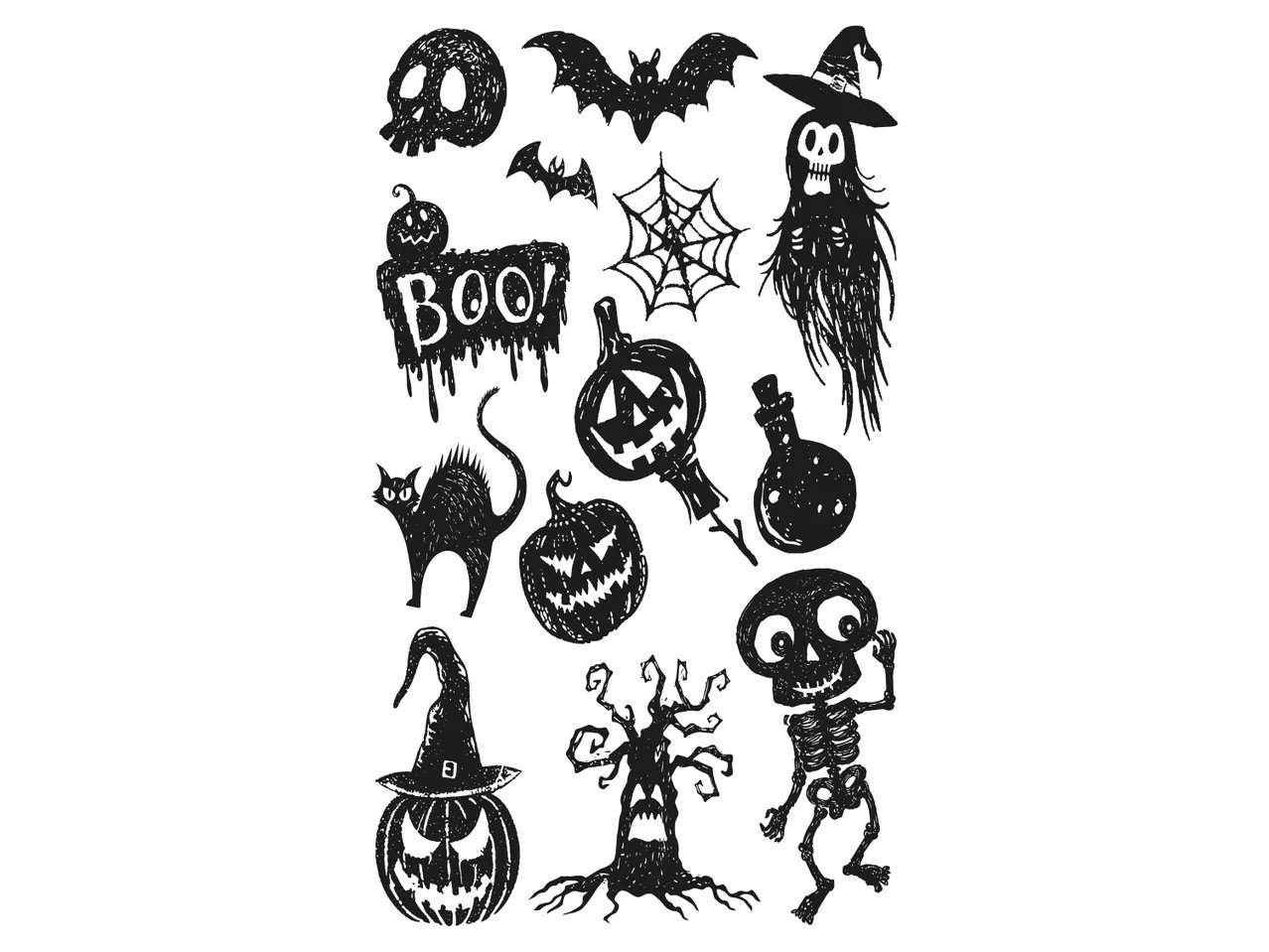 Set adesivi per Halloween