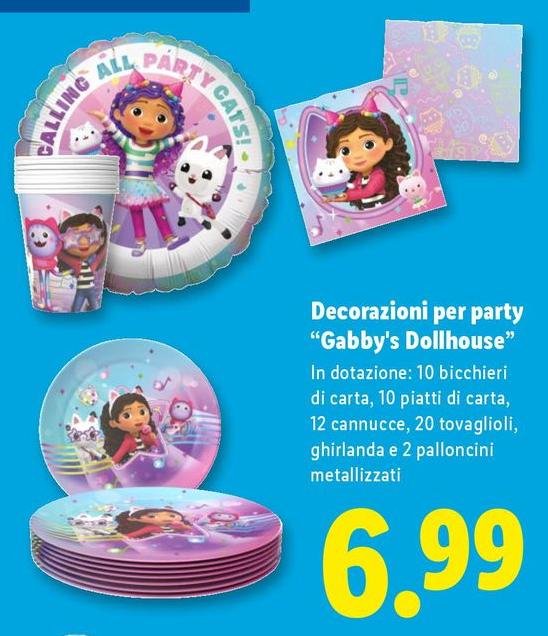 Decorazioni Per Party ''Gabby's Dollhouse''