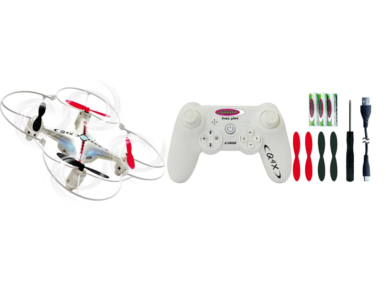 Elicottero o quadrocopter telecomandato
