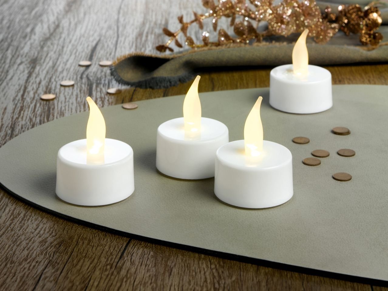 Lumini LED, 4 pezzi