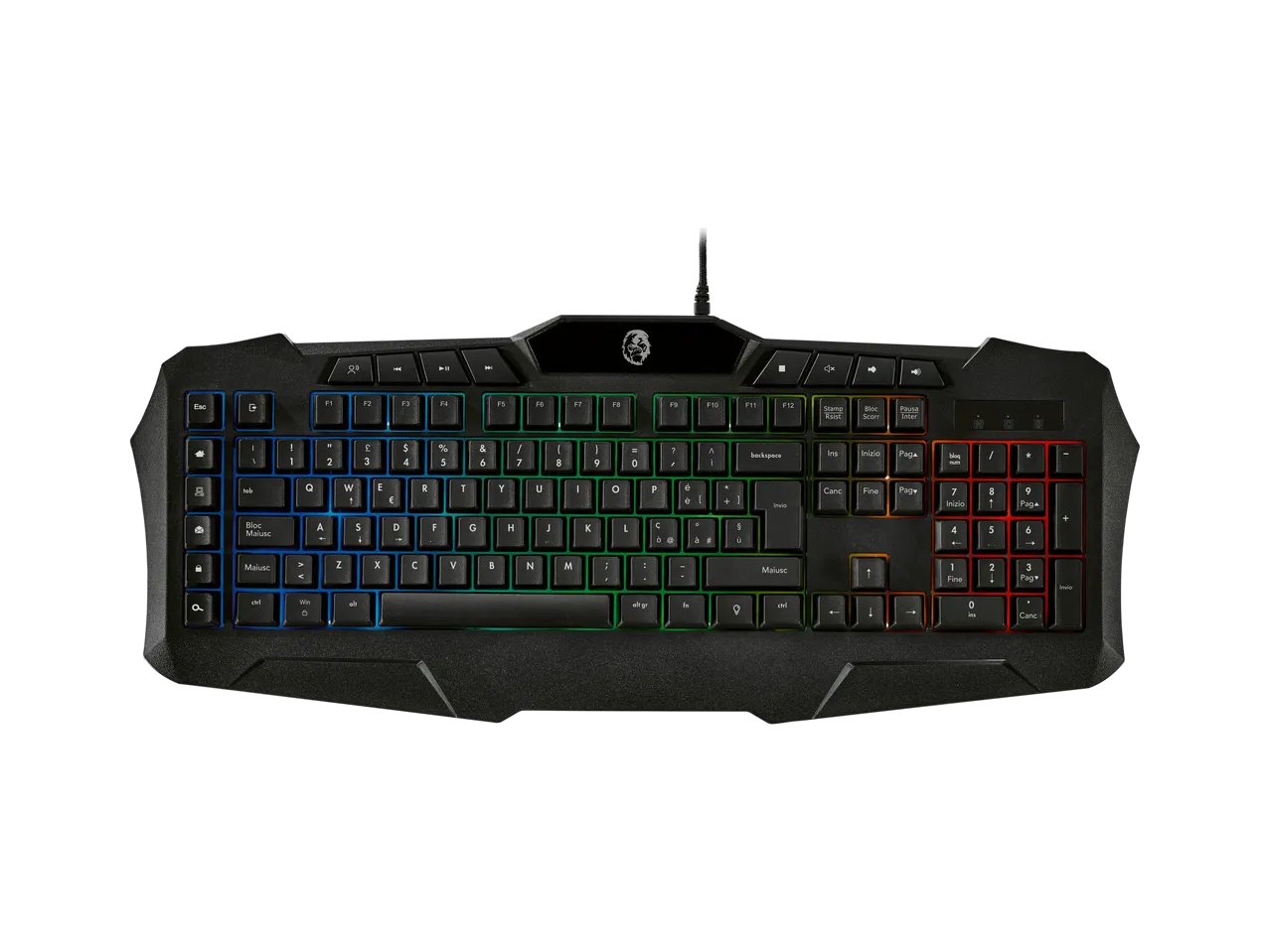 Tastiera, mousepad o mouse per gaming con retroilluminazione a colori