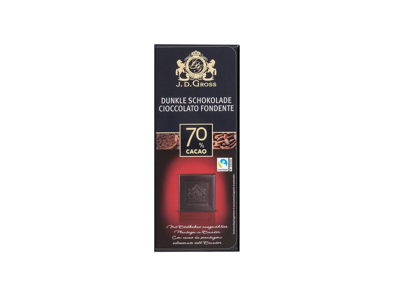 Cioccolato fondente 70% cacao