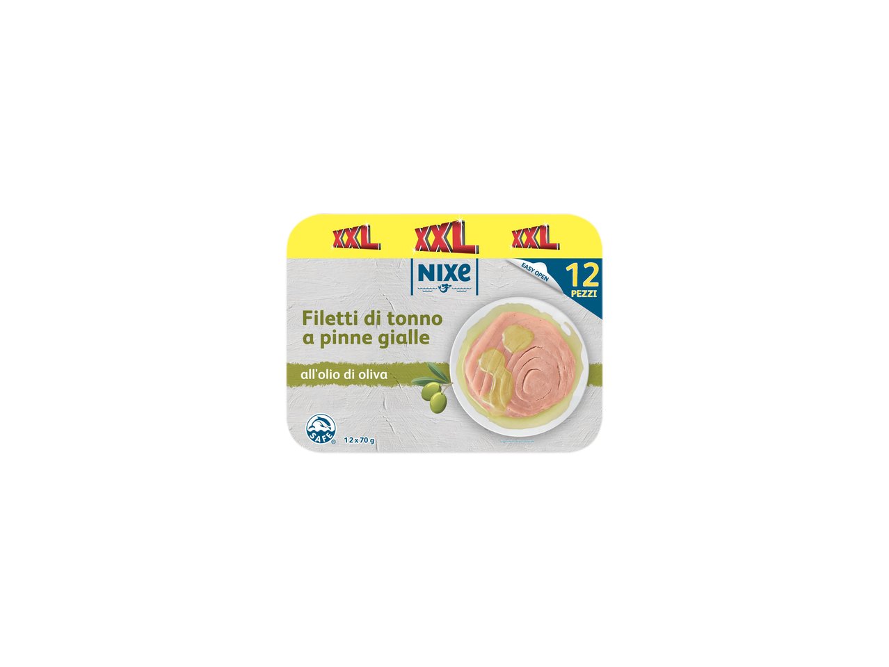 Tonno pinne gialle in olio d'oliva XXL