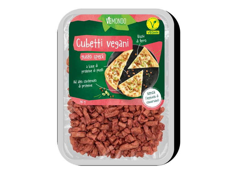 Cubetti vegani gusto speck