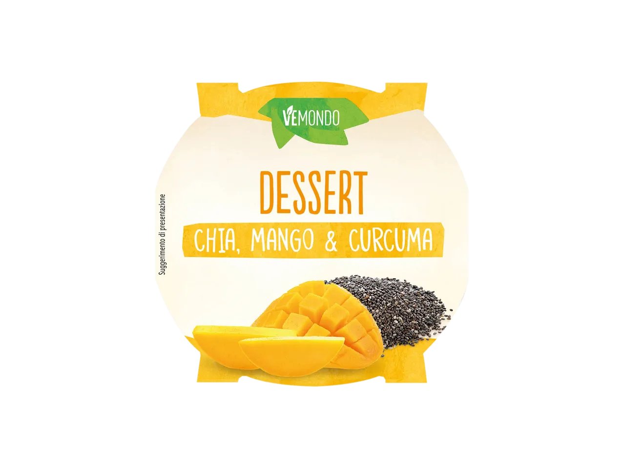 Chia pudding mango e curcuma
