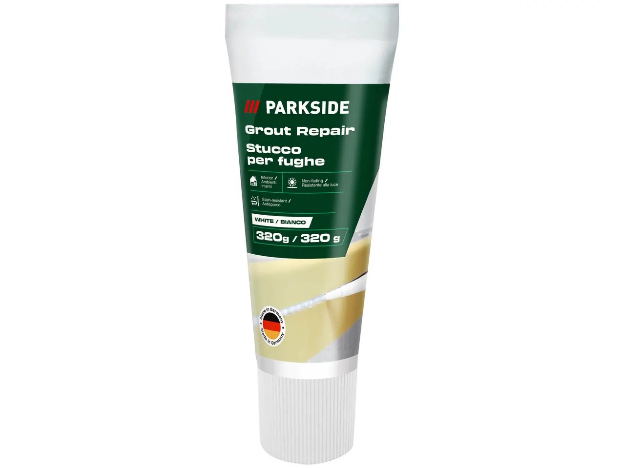 Stucco, colla per il montaggio o piastrelle, detergente per fughe o pittura per interni