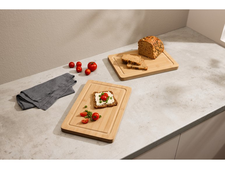 Taglieri da cucina, 2 pezzi o contenitore per tè in bambù