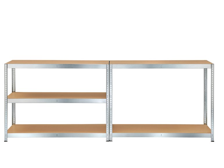 Scaffale in metallo con 5 ripiani, 180x120x40 cm