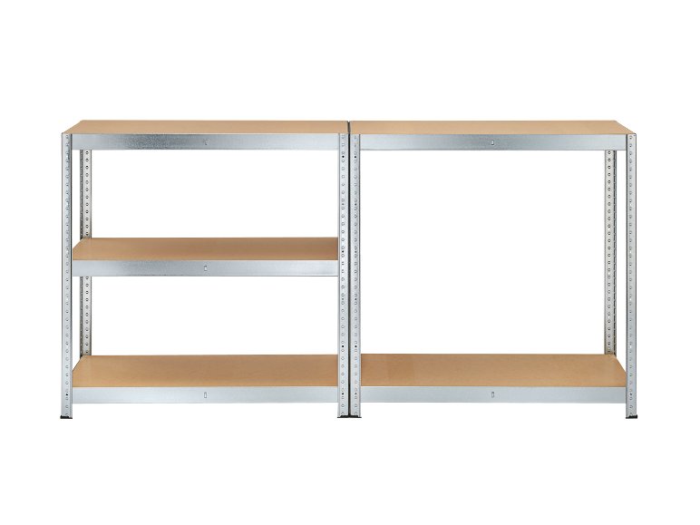 Scaffale in metallo con 5 ripiani, 180x90x40 cm