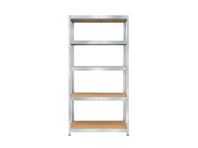 Scaffale in metallo con 5 ripiani, 180x90x40 cm