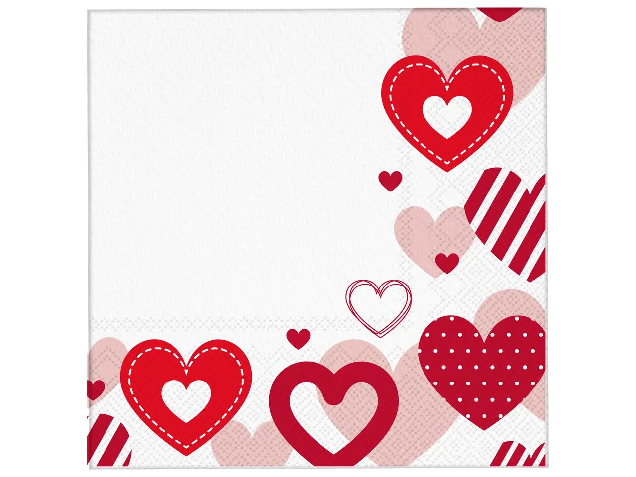 Tovaglioli San Valentino 3 veli