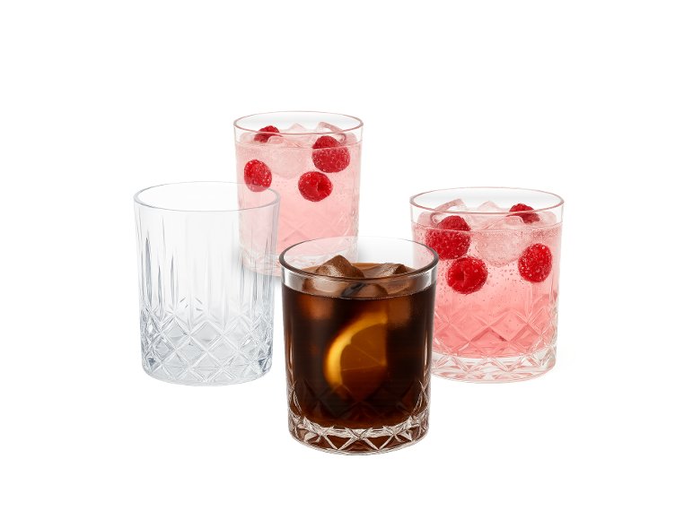Bicchieri da whisky o long drink, 4 pezzi
