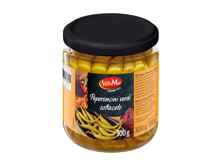 Peperoncini verdi sottaceto