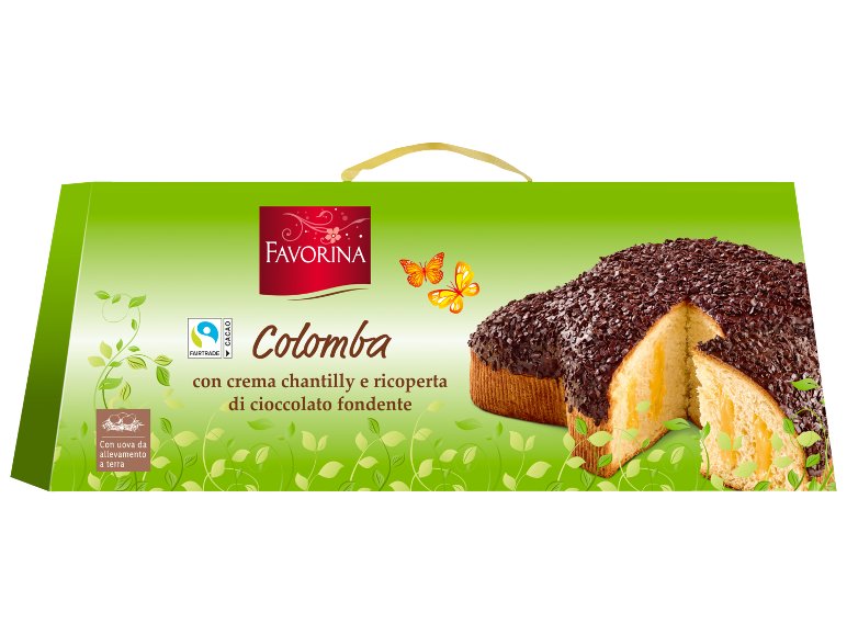 Colomba alla crema chantilly