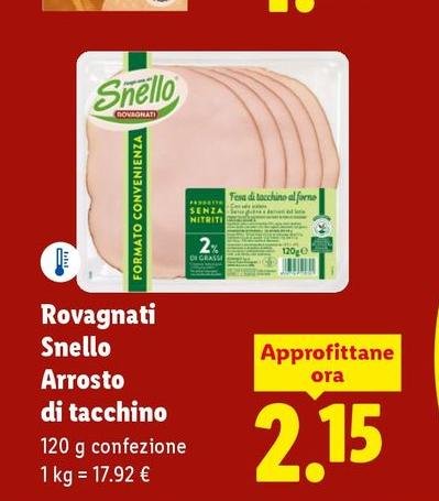 Rovagnati - Snello Arrosto Di Tacchino