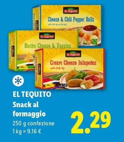 El Tequito - Snack Al Formaggio