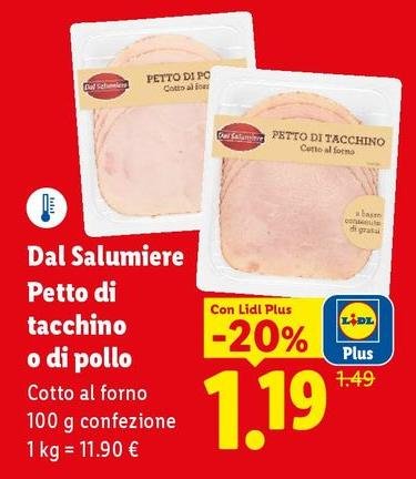 Dal Salumiere - Petto Di Tacchino O Di Pollo