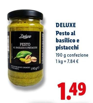 Deluxe - Pesto Al Basilico E Pistacchi