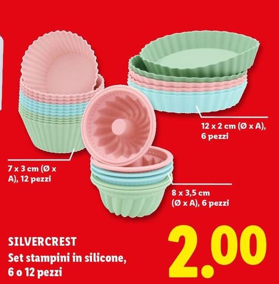 Silvercrest - Set Stampini In Silicone, 6 O 12 Pezzi