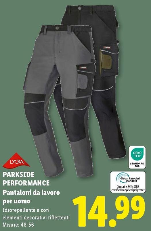Parkside - Pantaloni Da Lavoro Per Uomo