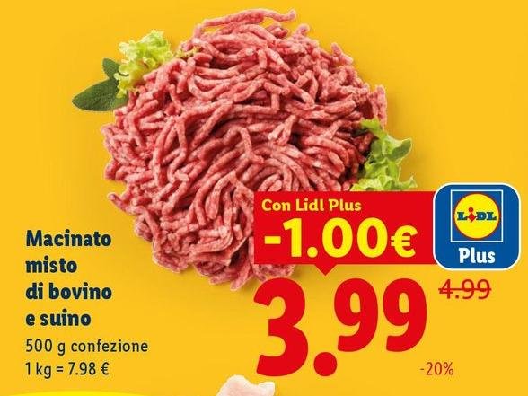 Macinato Misto Di Bovino E Suino