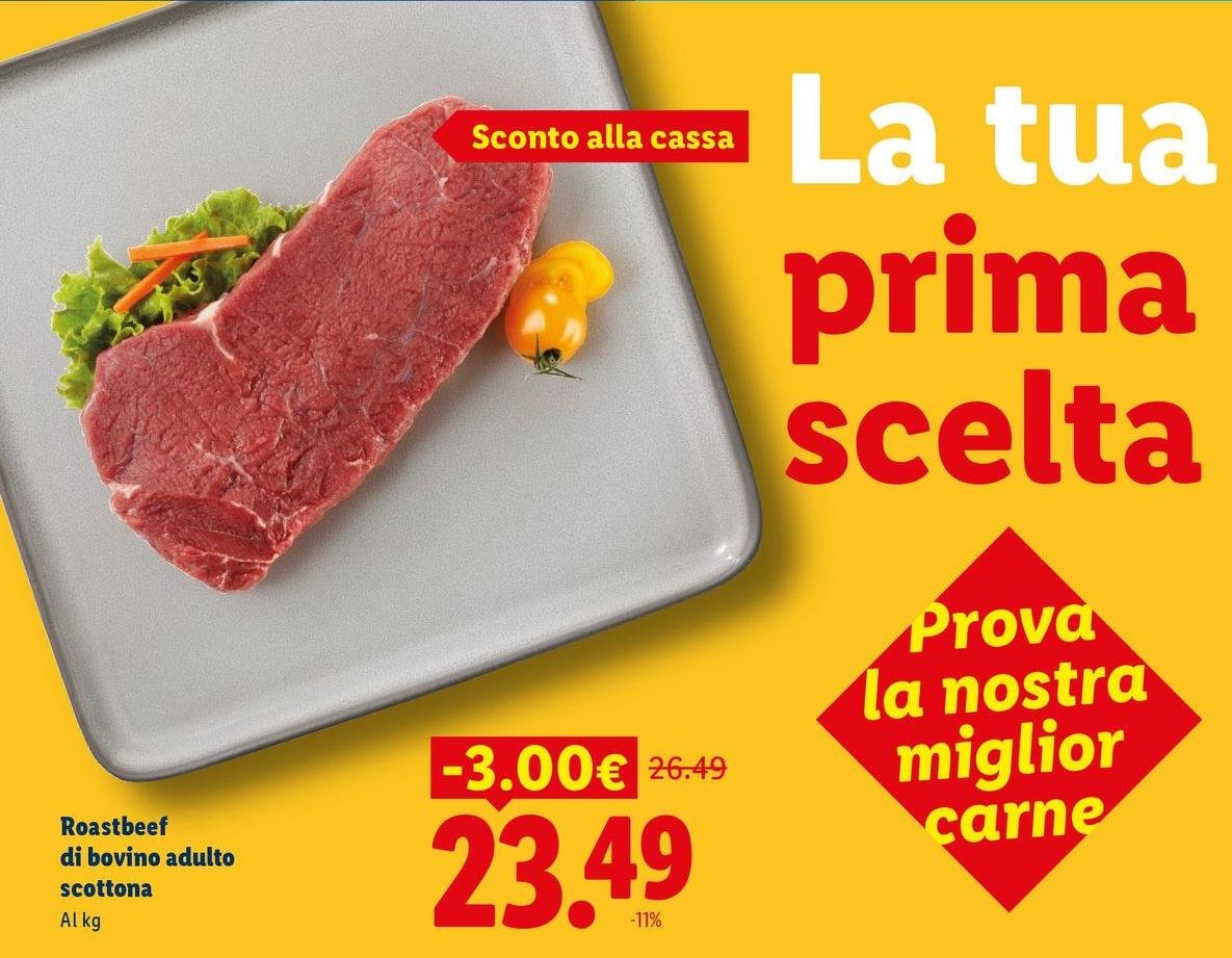 Roastbeef Di Bovino Adulto Scottona