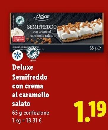 Deluxe - Semifreddo Con Crema Al Caramello Salato