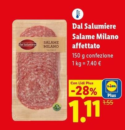 Dal Salumiere - Salame Milano Affettato
