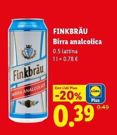 Finkbrau - Birra Analcolica