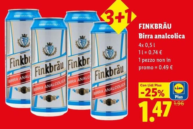 Finkbrau - Birra Analcolica