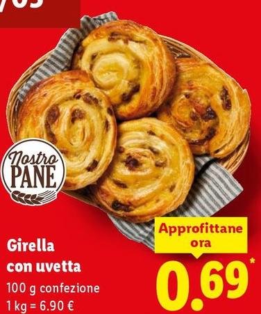 Girella Con Uvetta