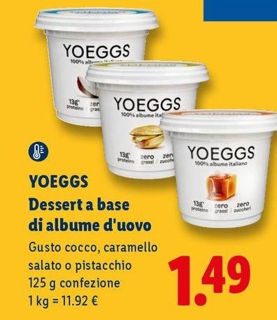 Yoeggs - Dessert A Base Di Albume D'Uovo