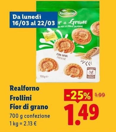 Realforno - Frollini Fior Di Grano