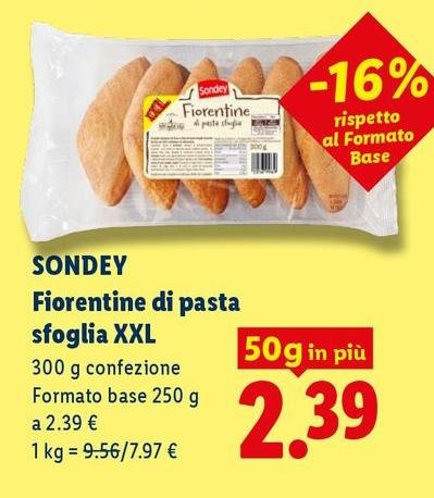 Sondey - Fiorentine Di Pasta Sfoglia Xxl