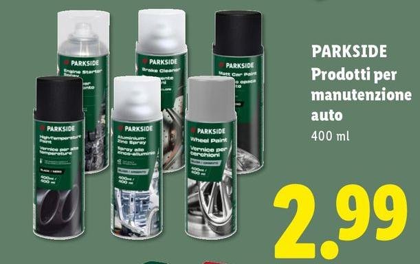 Parkside - Prodotti Per Manutenzione Auto