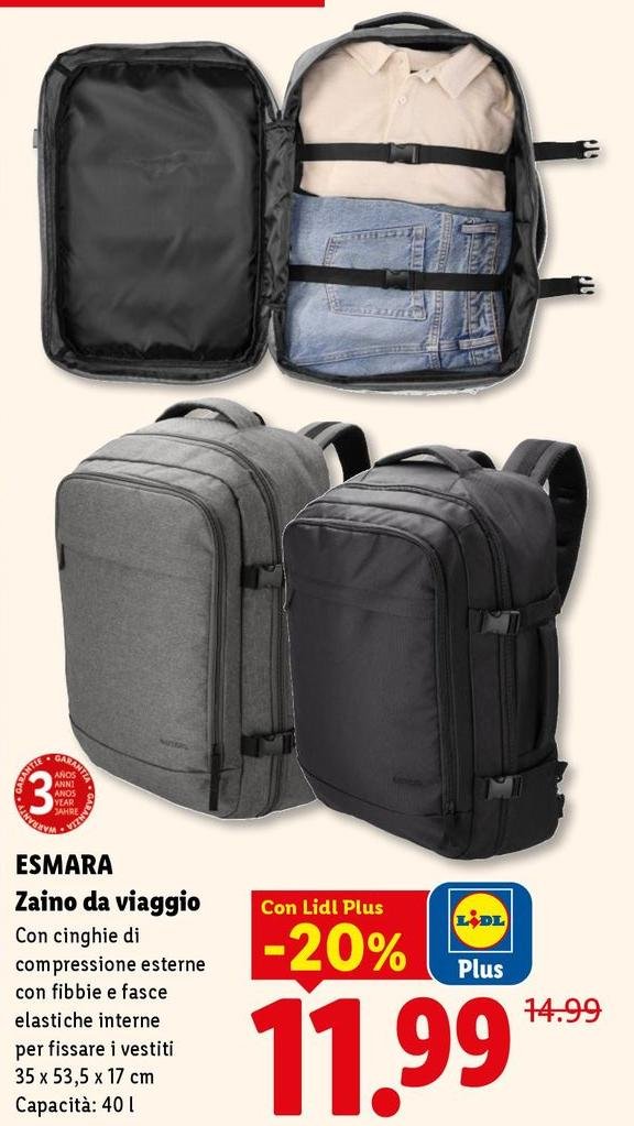 Esmara - Zaino Da Viaggio
