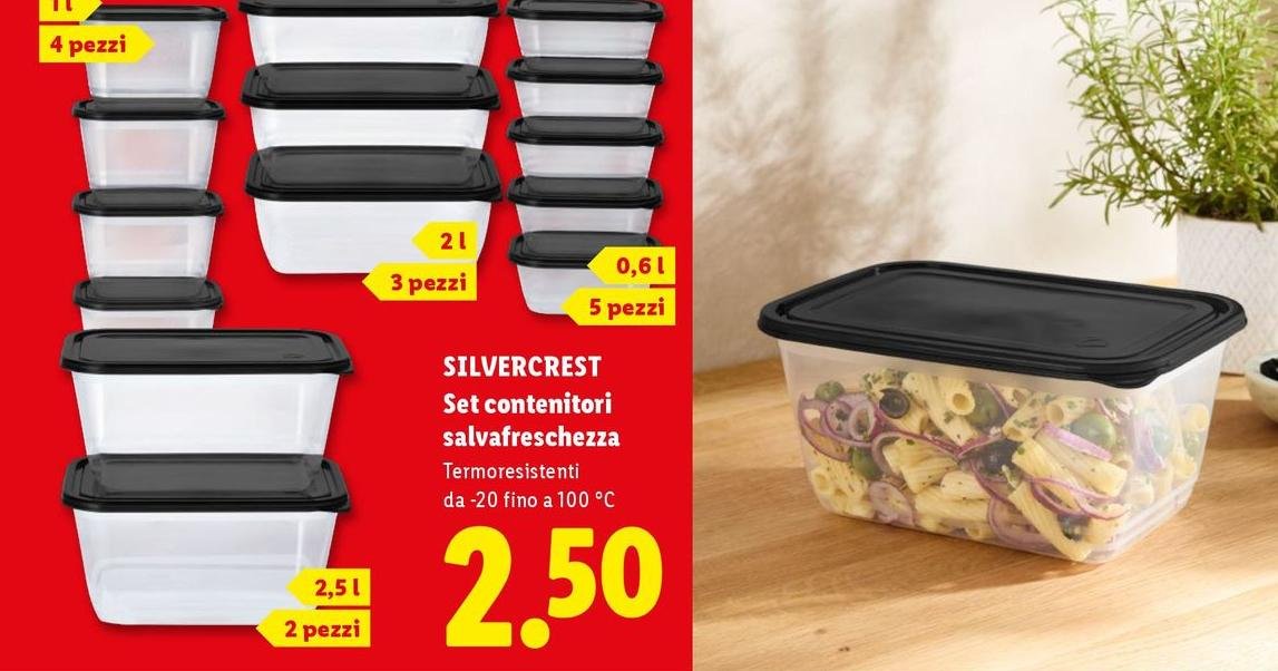Silvercrest - Set Contenitori Salvafreschezza
