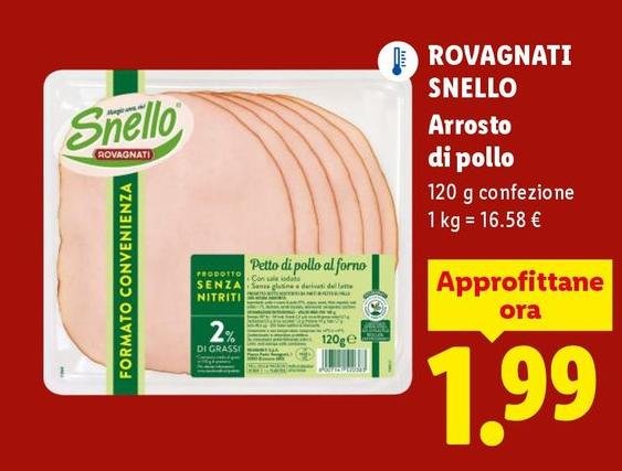 Rovagnati Snello - Arrosto Di Pollo