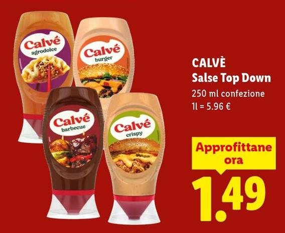 Calvè - Salse Top Down